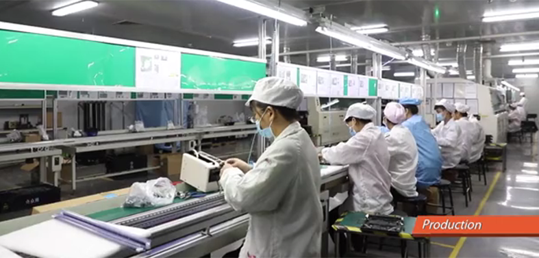 Inspection of the production line