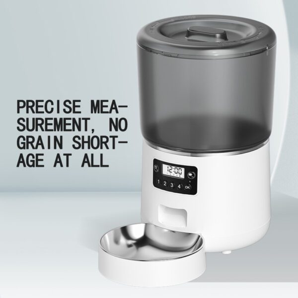 LJ-10 cylindrical 304 base model pet smart feeder