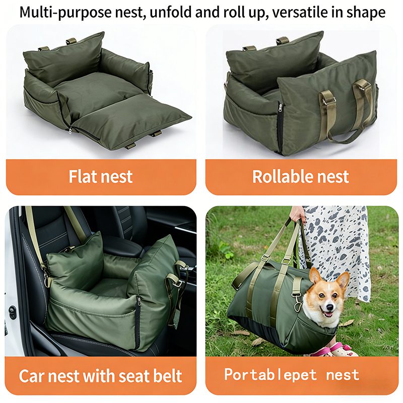 Car-mounted pet rest compartment - Oxford fabric-reinforced material pet outdoor shelter LJ-GW-004 - Image 4