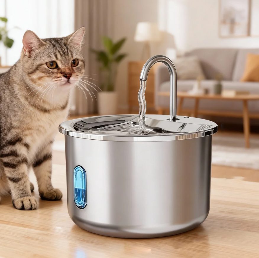 In the era of digital pet care, how can smart pet water dispensers solve drinking anxiety with “visible promises”?