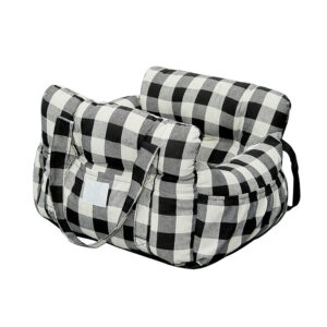 LJ-GW-009 black and white check pattern