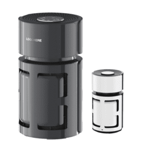 Smart Pet Air Purifier with HEPA13 & APP Control – 90% Pet Hair Removal, Washable Filter, PM2.5 Real-time Detection