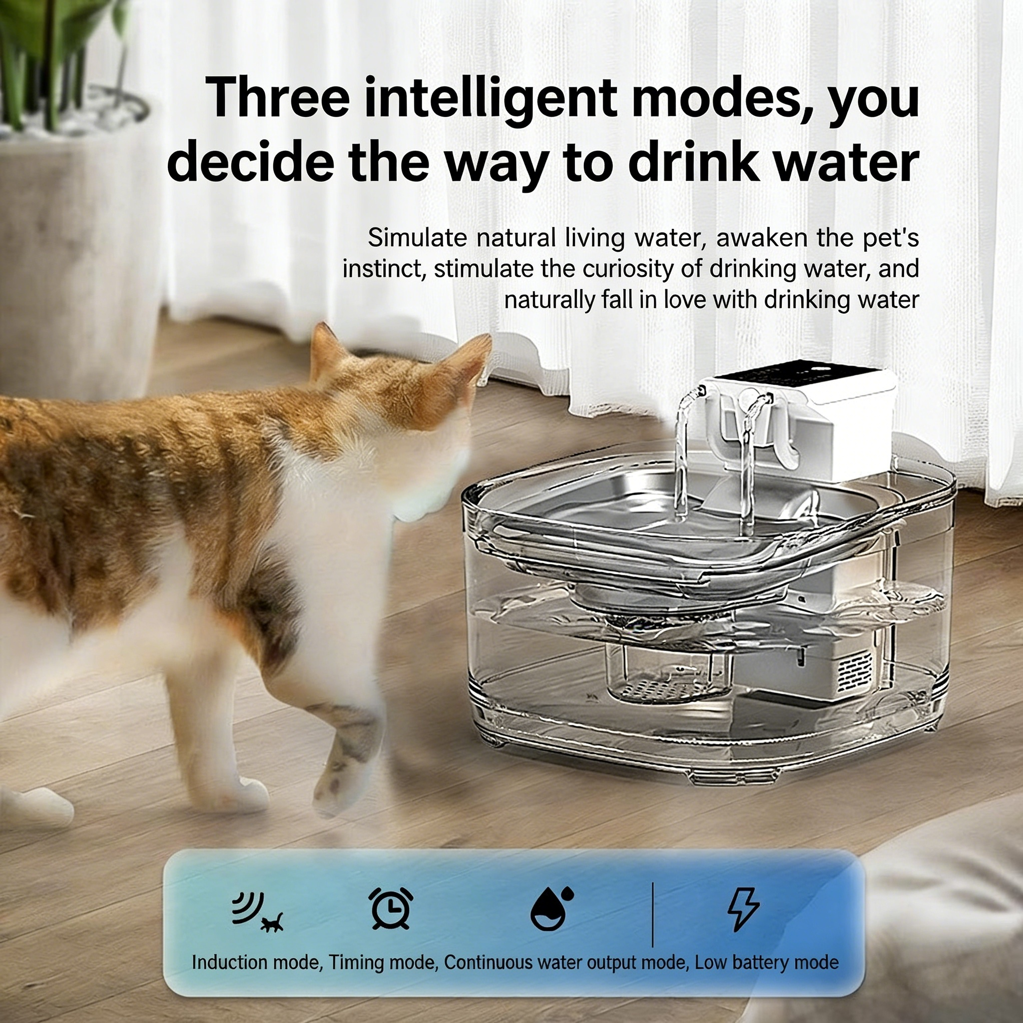 Ultra-large capacity visual model pet smart water dispenser - Image 3
