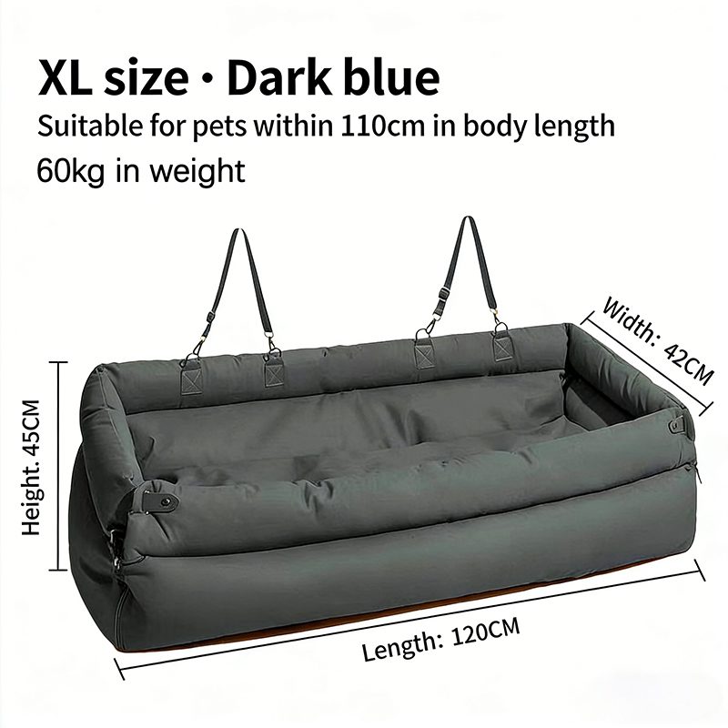 Carriage for pet rest - Leather extra-large pet-proof outdoor kennel LJ-GW-026 - Image 5