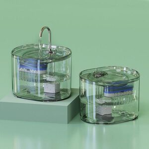 Low-profile wide-mouth pet smart water dispenser