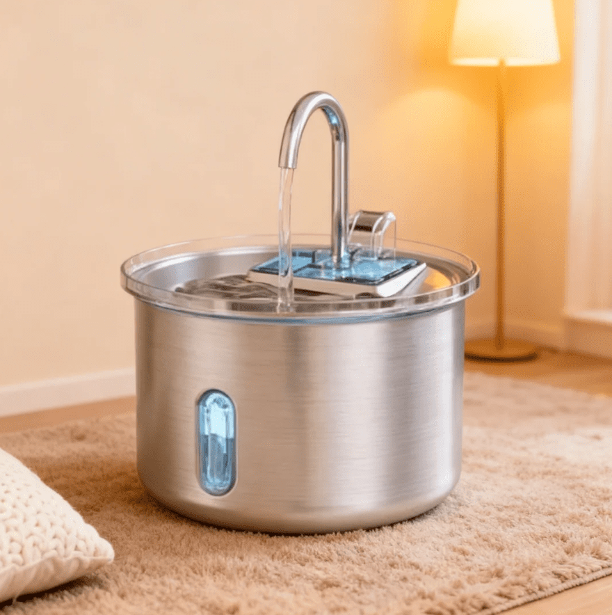 The overturned water bowl late at night led me to the right solution for the pet’s drinking problem