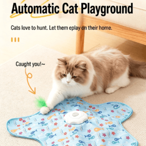 Automatic Hide and Seek Cat Toy | Interactive Feather Toy OEM Wholesale - Image 3