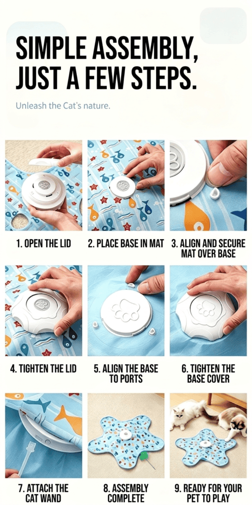 automatic hide-and-seek cat toy  user Guide