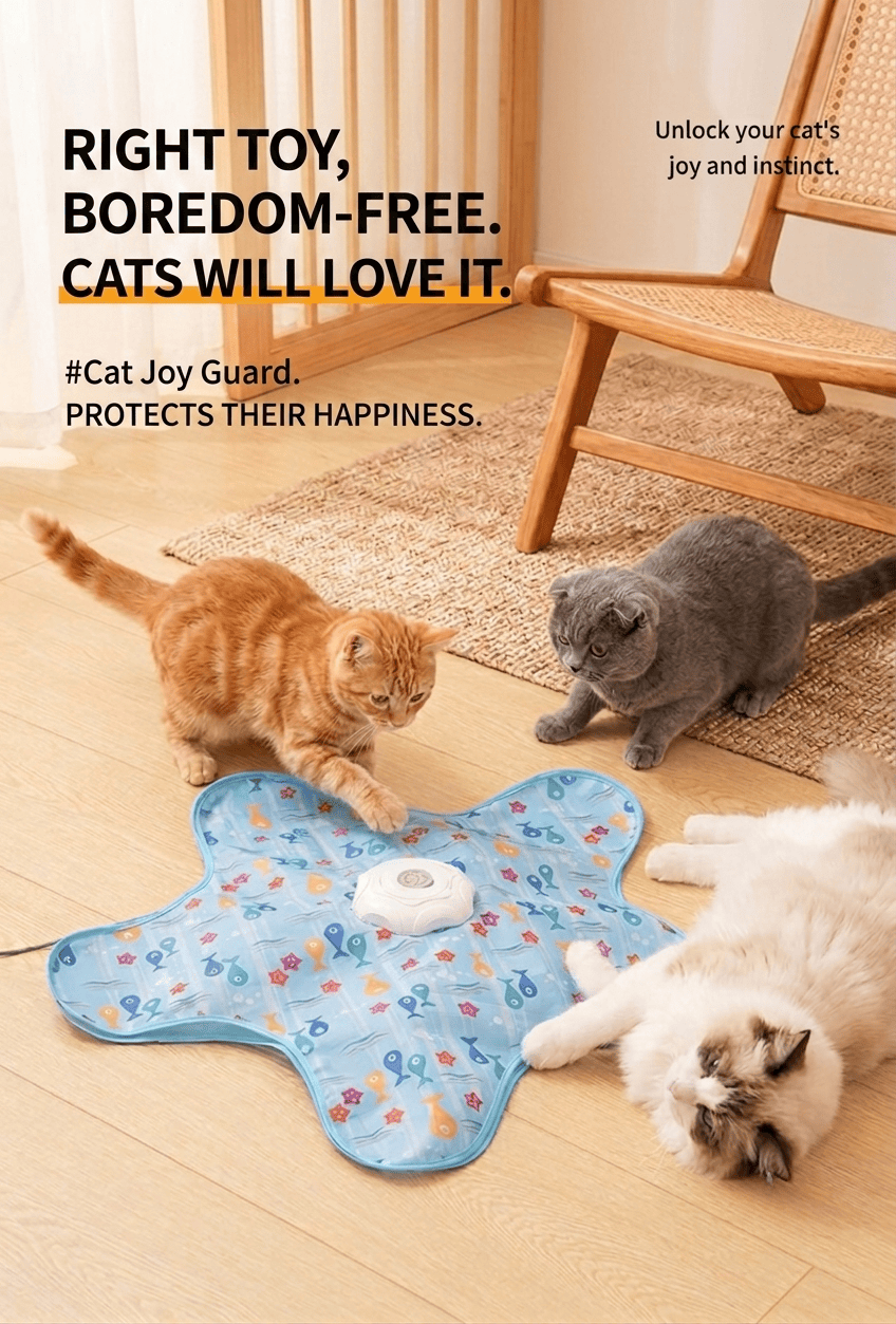 Automatic Hide and Seek Cat Toy | Interactive Feather Toy OEM Wholesale - Image 4