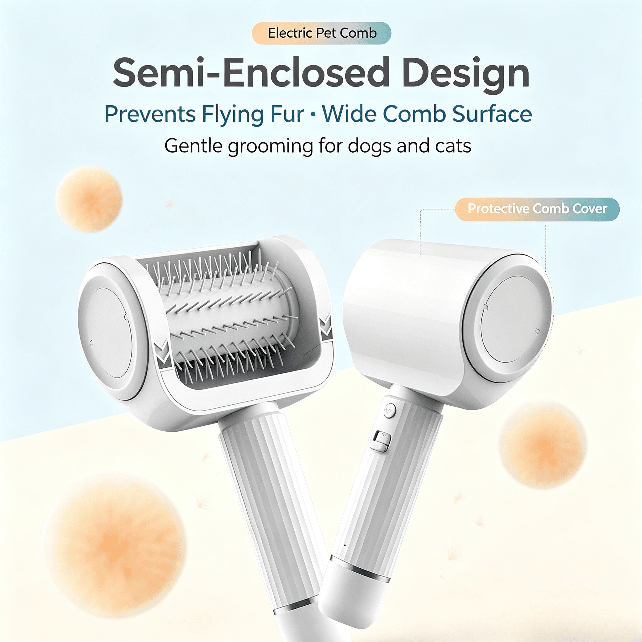 The comb teeth are smoothly polished throughout the process, with rounded ends