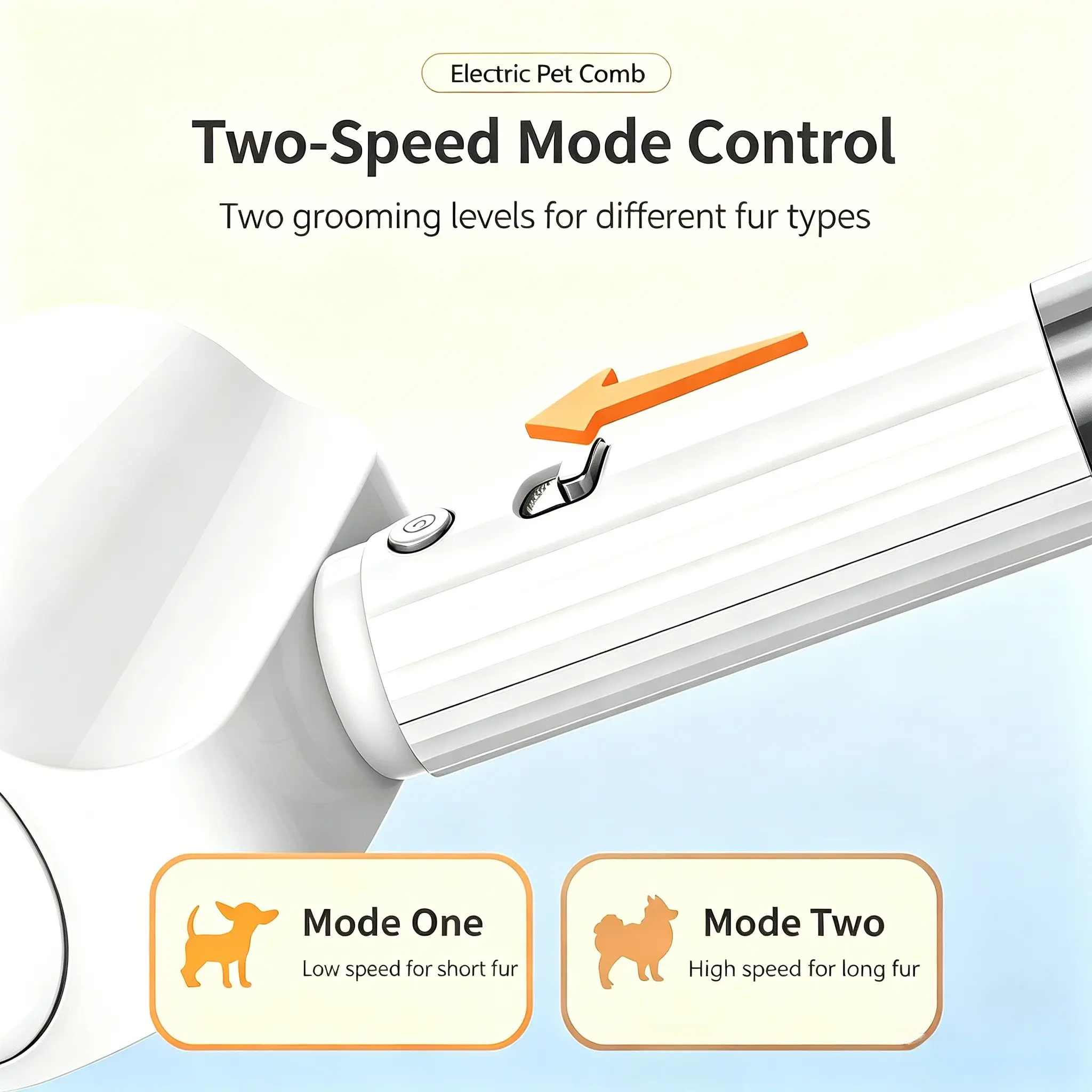 Self-Cleaning Cat Brush for Shedding | Electric Pet Grooming Brush with Mess-Free Hair Collection - Image 6