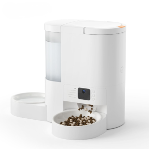 2-in-1 Automatic Pet Feeder & Water Dispenser with 4L Food Hopper & 3L Water Tank