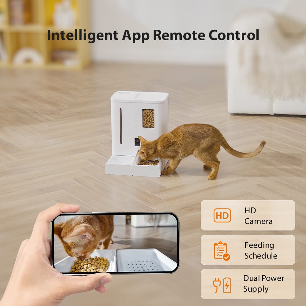 Smart 2-in-1 Automatic Pet Feeder and Water Dispenser | OEM/ODM Wholesale Supplier - Image 2