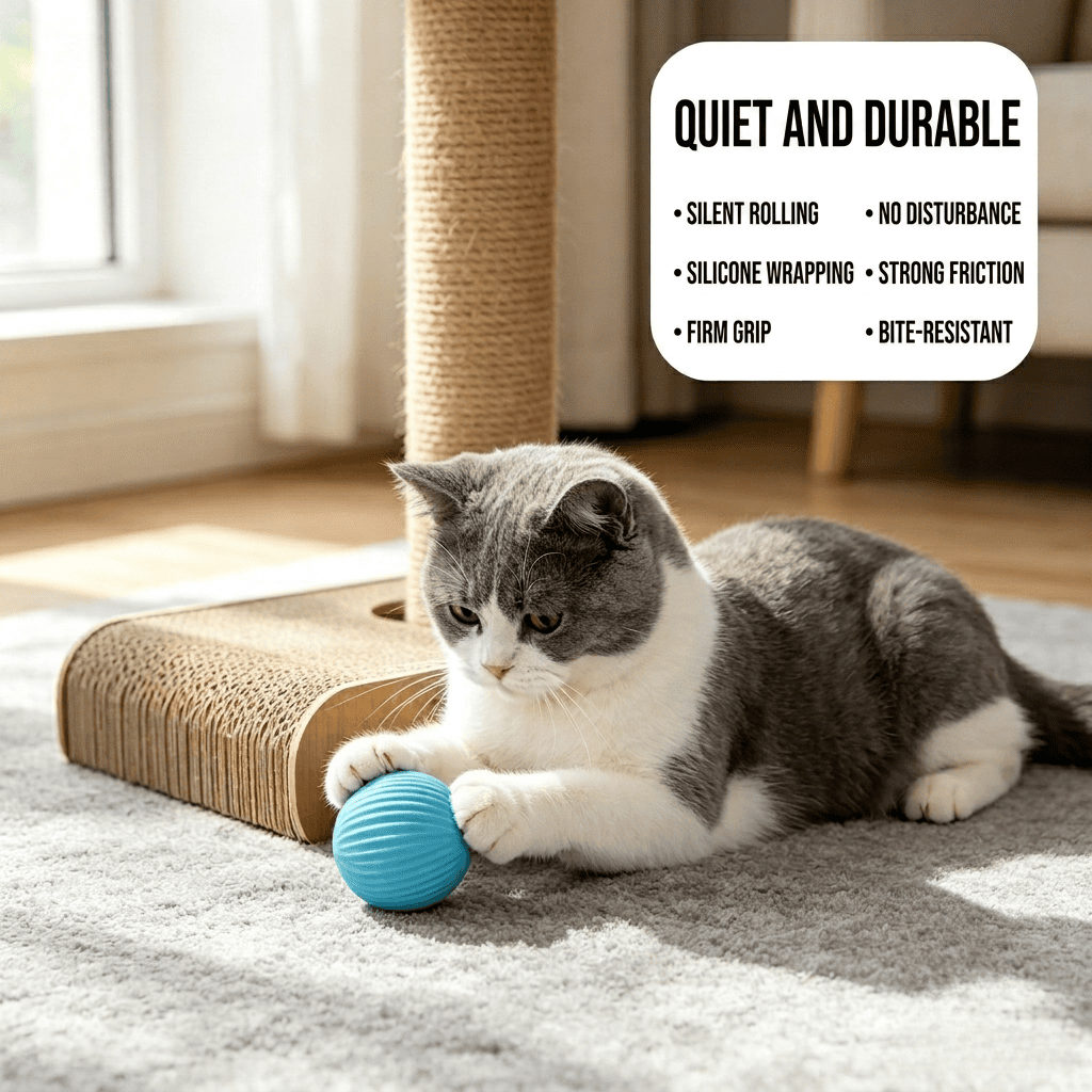 Intelligent Interactive Rolling Pet Toy: A Solution for Indoor Cats That Ignore Ordinary Toys