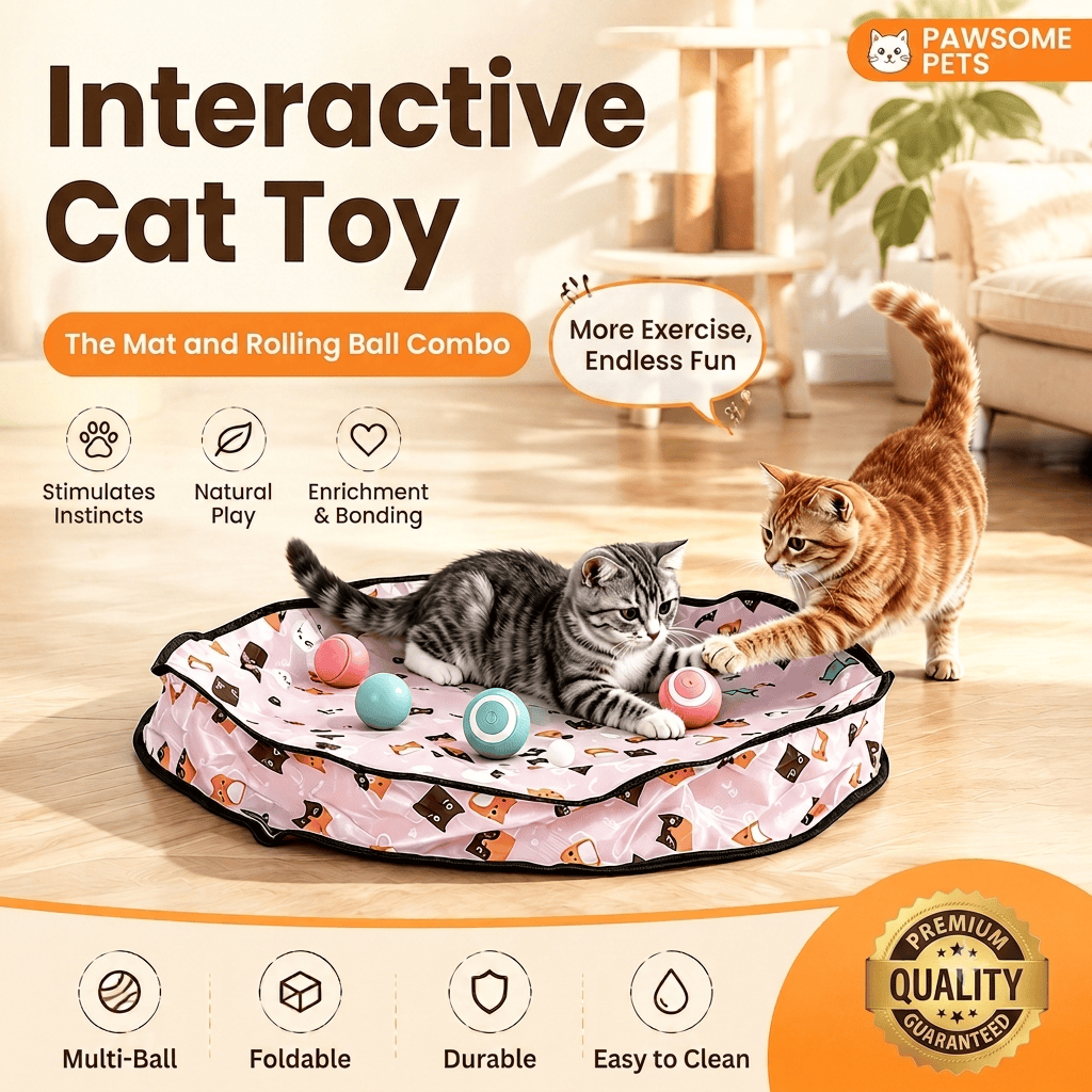 Intelligent Interactive Rolling Pet Toy: A Smart Solution for Indoor Cat Enrichment and Wholesale Pet Brands