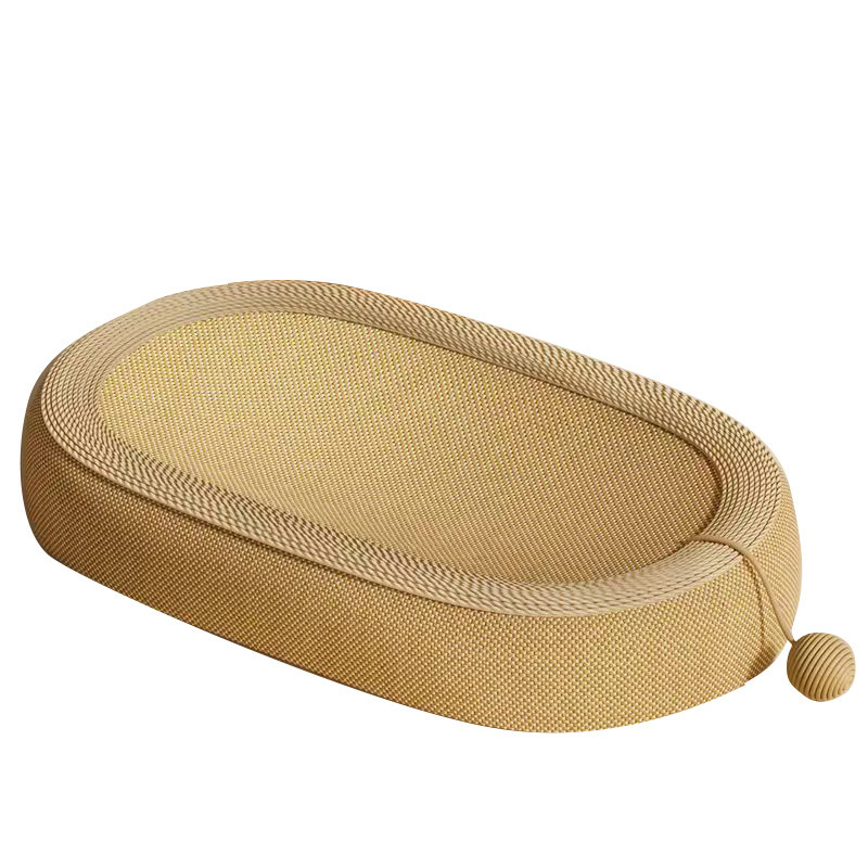 OEM Wholesale Sisal Cat Scratcher Bed with Toy Ball - Image 2