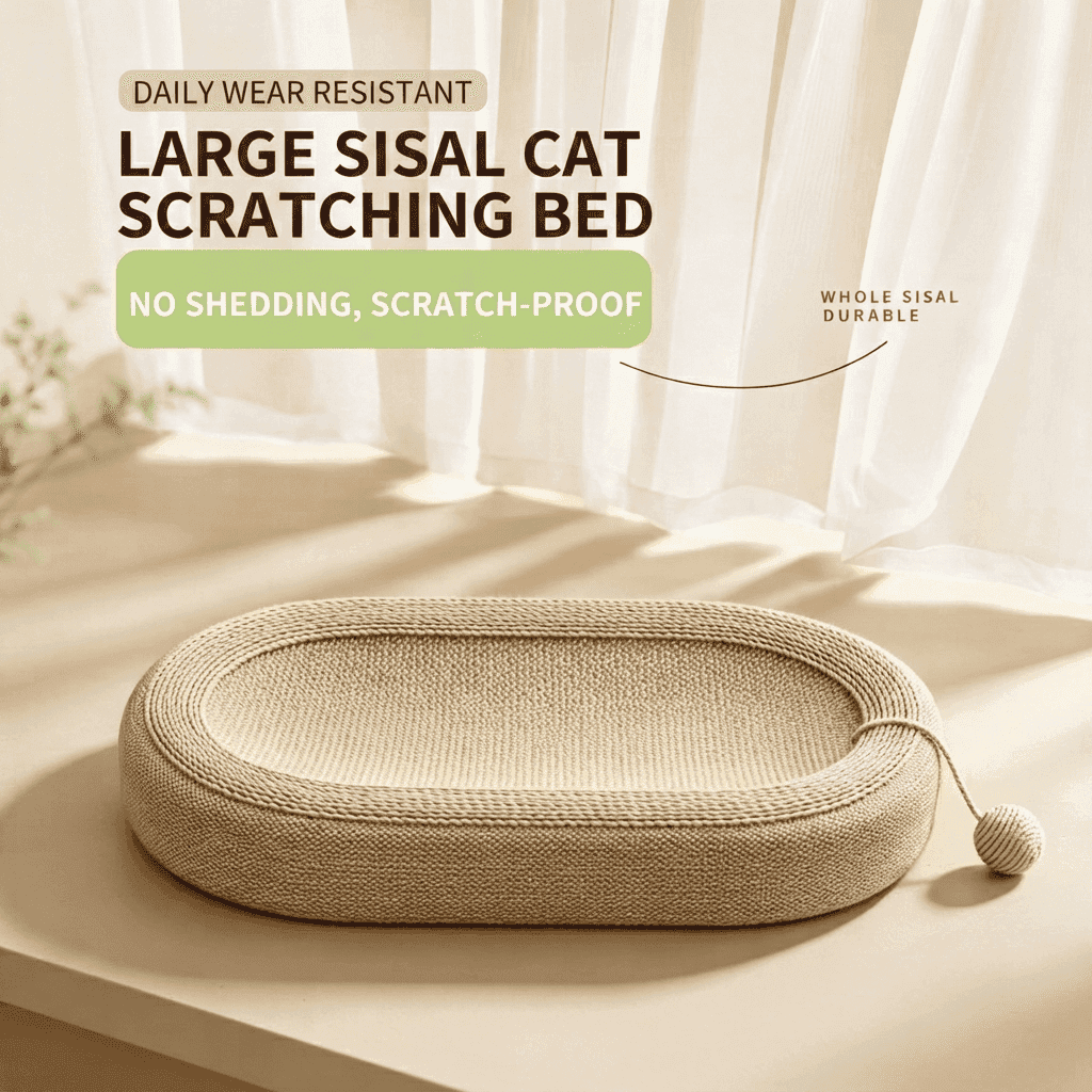 Sisal Cat Scratcher vs. Other Materials: How to Choose the Right Scratcher