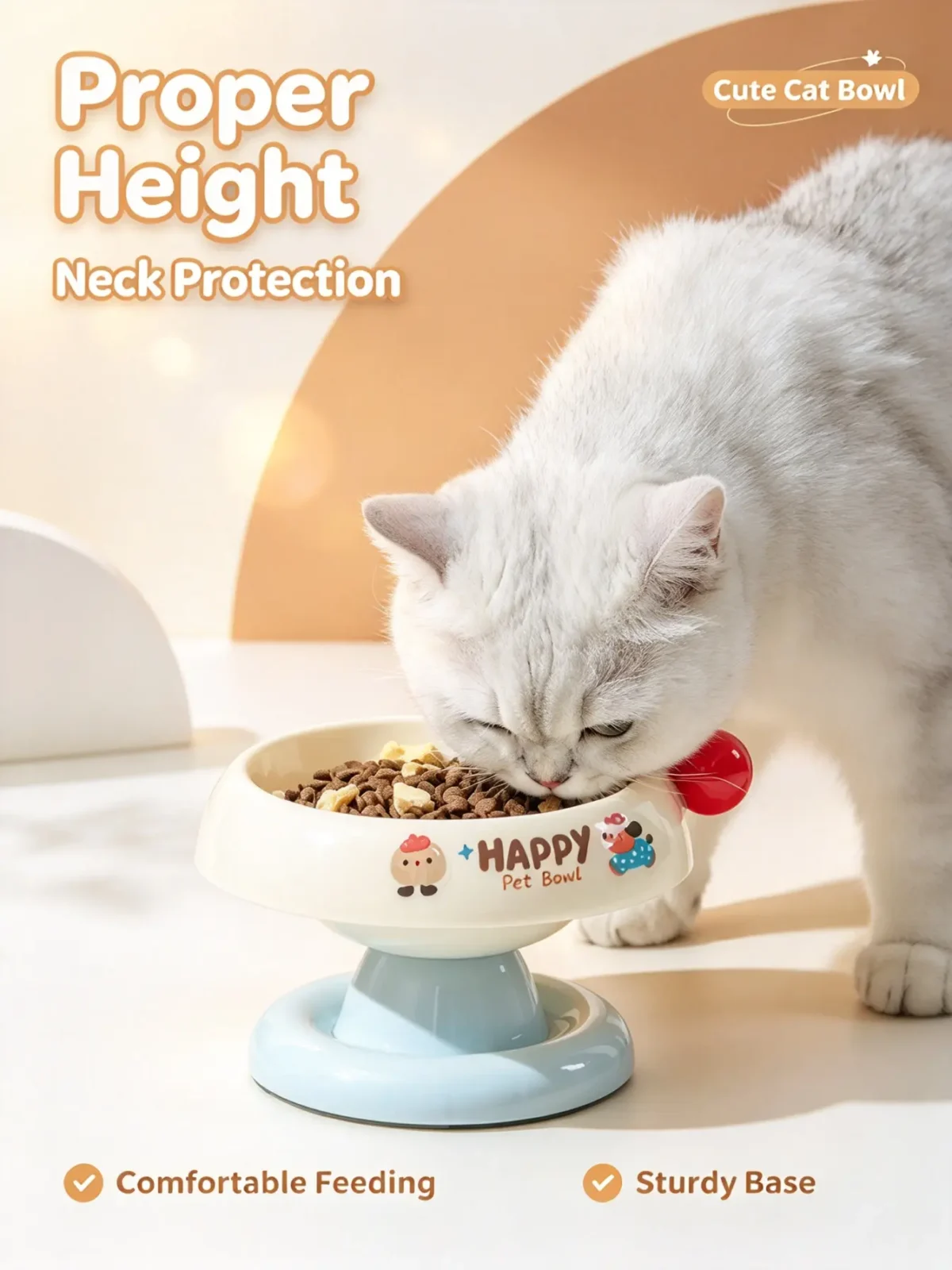 Elevated Design for Comfortable Feeding
