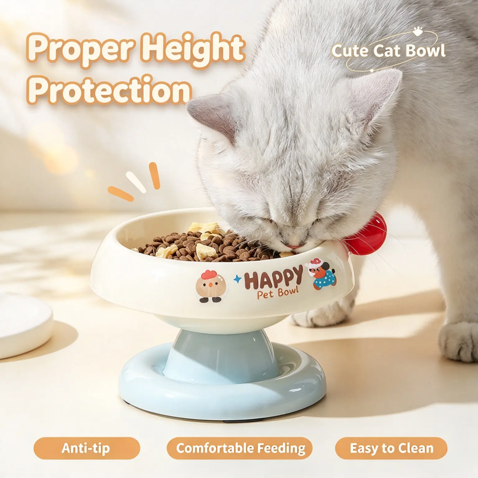 Elevated Stainless Steel Dog Bowl 